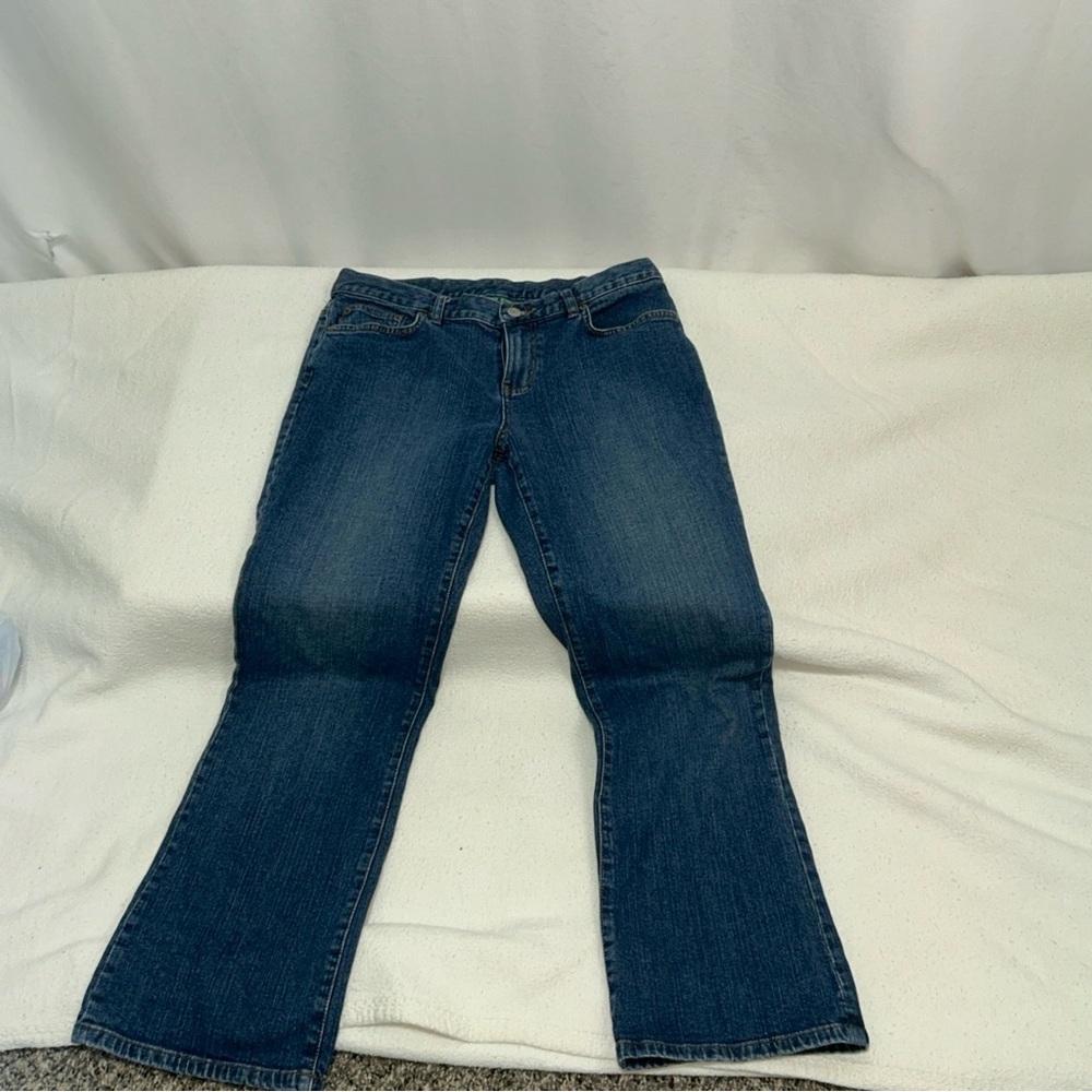 Ralph Lauren Blue Flare‎ Wide Leg Denim